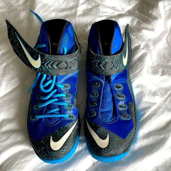 Nike Shoes Nike Lebron James S8 Lrj6 Akoh Us 33503 Mens Blue Basketball Sneakers Poshmark